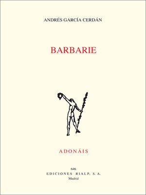 cover image of Barbarie